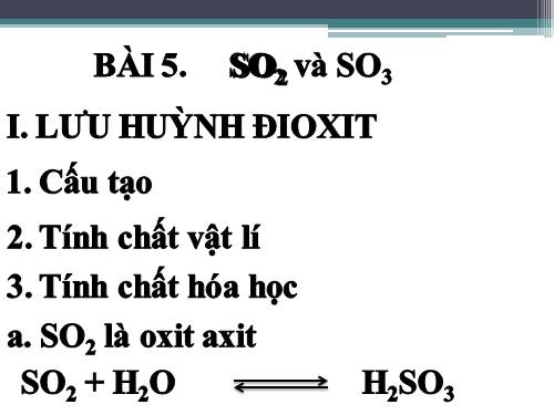 bài tập nâng cao về SO2 và SO3