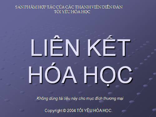 Bài 16. Luyện tập: Liên kết hoá học