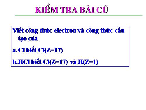 Bài 13. Liên kết cộng hoá trị