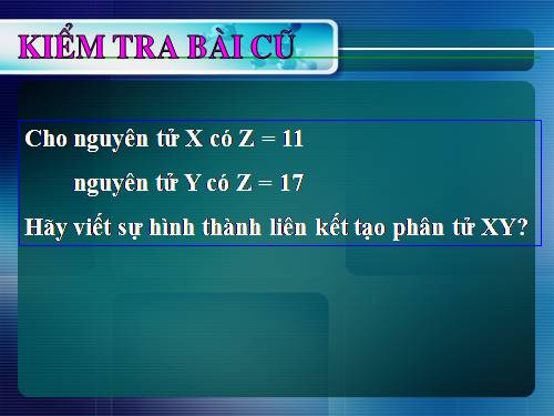 Bài 13. Liên kết cộng hoá trị