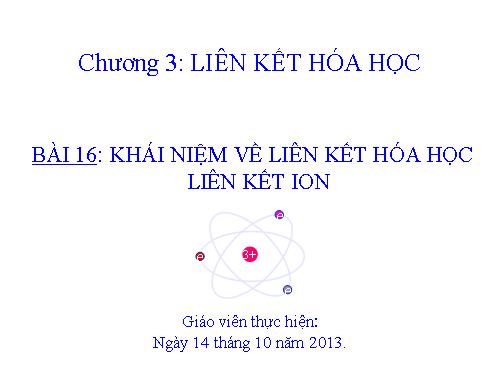 Bài 13. Liên kết cộng hoá trị