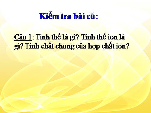 Bài 14. Tinh thể nguyên tử và tinh thể phân tử