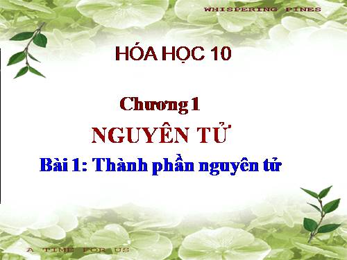 Bài 1. Thành phần nguyên tử