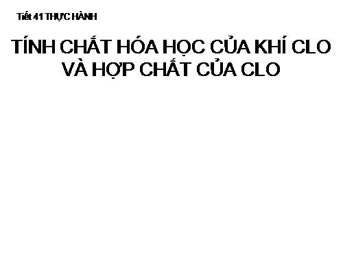 thuc hanh clo