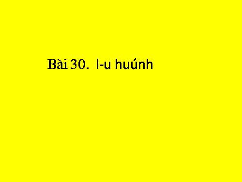 Bài 30. Lưu huỳnh