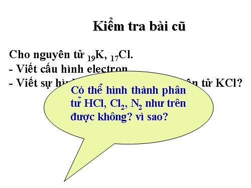 Bài 13. Liên kết cộng hoá trị