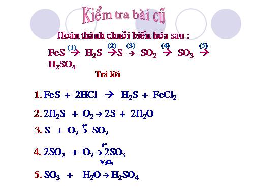 Bài 33. Axit sunfuric - Muối sunfat