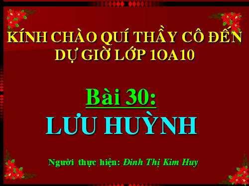 Bài 30. Lưu huỳnh