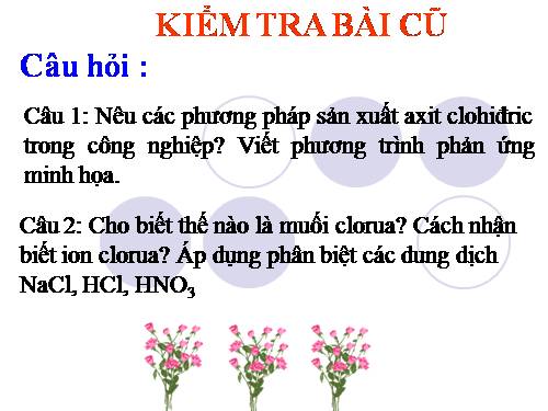 Bài 24. Sơ lược về hợp chất có oxi của clo