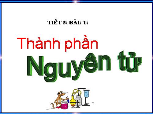 Bài 1. Thành phần nguyên tử