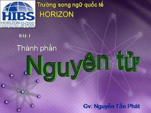 Bài 1. Thành phần nguyên tử