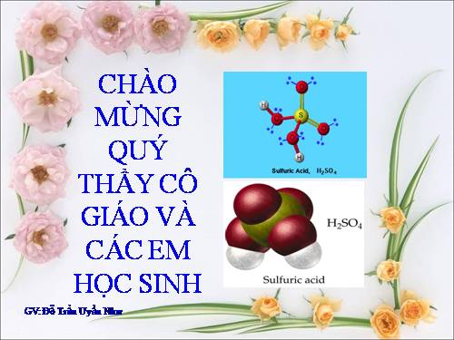 Bài 33. Axit sunfuric - Muối sunfat