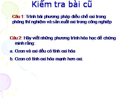 Bài 30. Lưu huỳnh