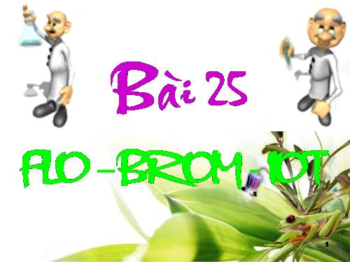 Bài 25. Flo - Brom - lot