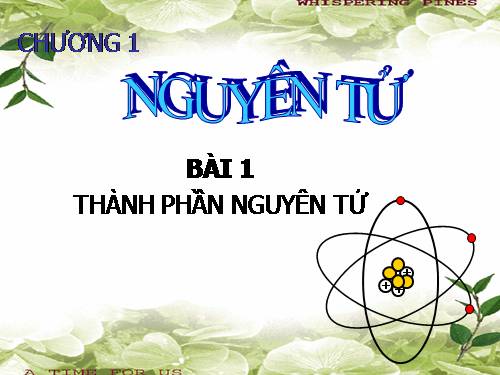 Bài 1. Thành phần nguyên tử