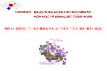 Bài 7. Bảng tuần hoàn các nguyên tố hoá học