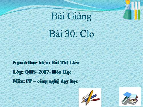 Bài 22. Clo