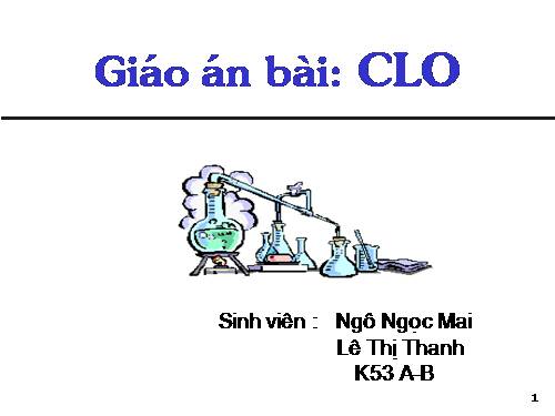 Bài 22. Clo