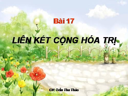 Bài 13. Liên kết cộng hoá trị