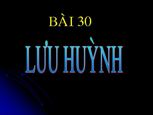 Bài 30. Lưu huỳnh