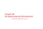 sử dụng phân tử khối trung bình