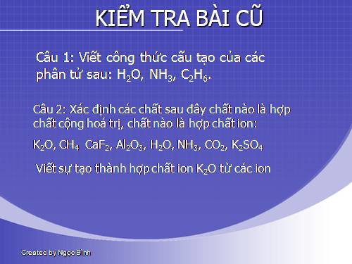 Bài 15. Hoá trị và số oxi hoá