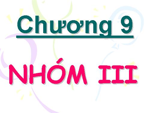 cac nguyen to thuoc nhom 3