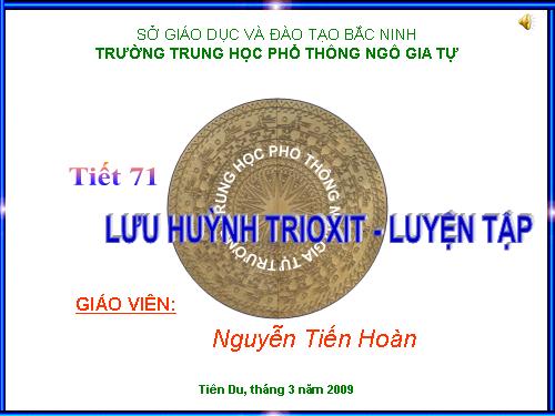 Bài SO3 - luyện tập