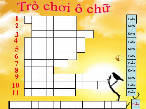 Trò choi ô chữ