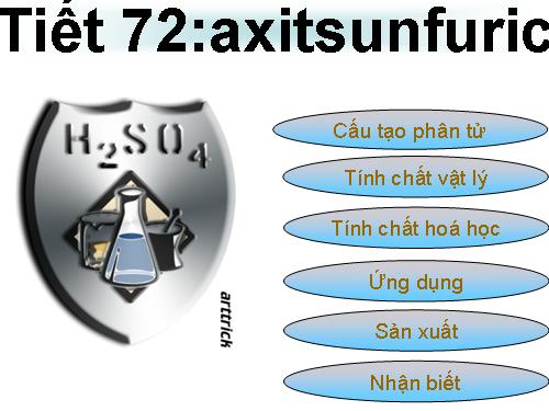 Bài 33. Axit sunfuric - Muối sunfat