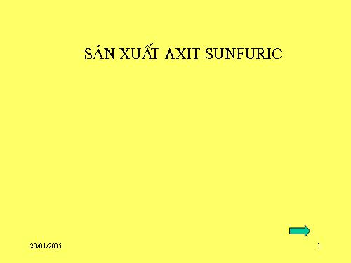 Bài 33. Axit sunfuric - Muối sunfat