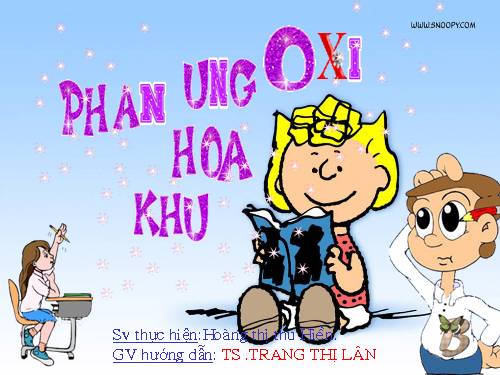 Bài 17. Phản ứng oxi hoá - khử