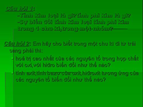 Bài 10. Ý nghĩa của bảng tuần hoàn các nguyên tố hoá học