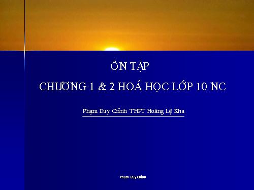 bài tập ôn tập chuong 1,2