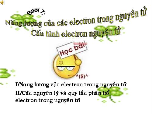 Bài 7:Bảng tuần hoàn hóa học