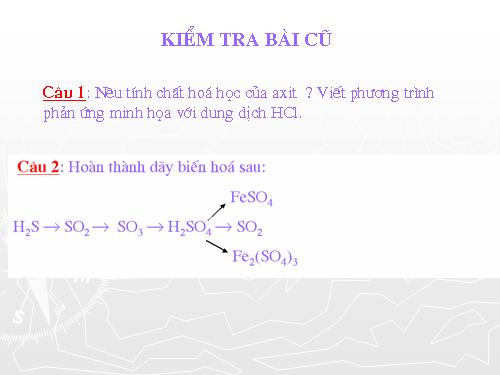 Bài 33. Axit sunfuric - Muối sunfat