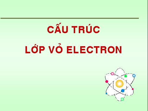 Cấu tạo vỏ elctron (HĐC)