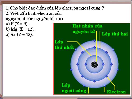 Bài 7. Bảng tuần hoàn các nguyên tố hoá học