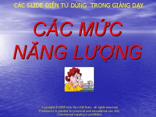 Các mức năng lượng