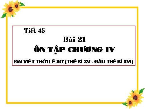 Bài 21. Ôn tập chương IV