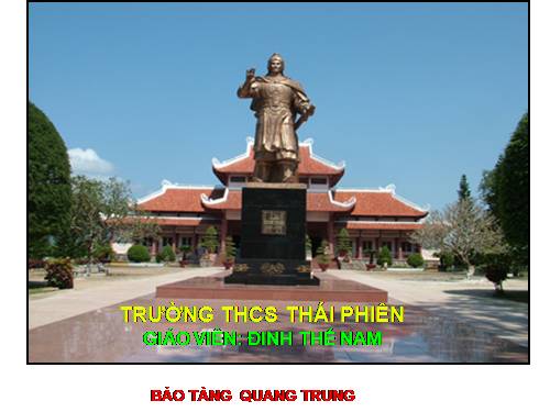 Bài 26. Quang Trung xây dựng đất nước