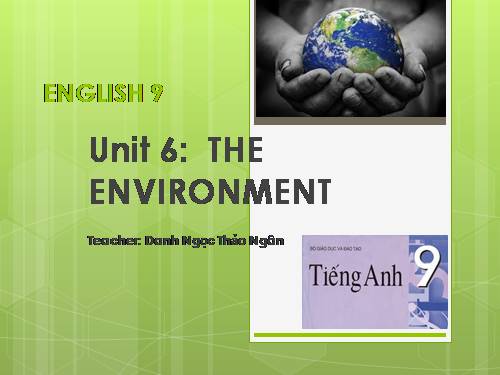 Unit 6. The environment