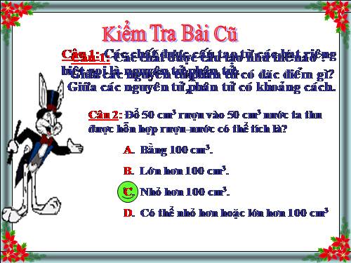 Bài 20. Nguyên tử, phân tử chuyển động hay đứng yên?