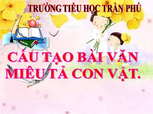 Tuần 29. Cấu tạo của bài văn miêu tả con vật