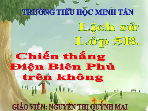 Bài 24. Chiến thắng Điện Biên Phủ trên không