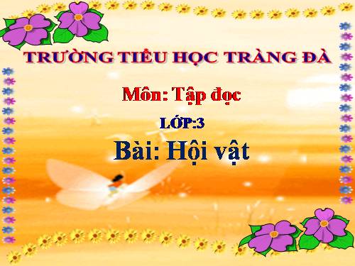 Tuần 25. Hội vật