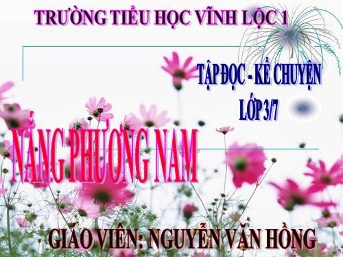 Tuần 12. Nắng phương Nam