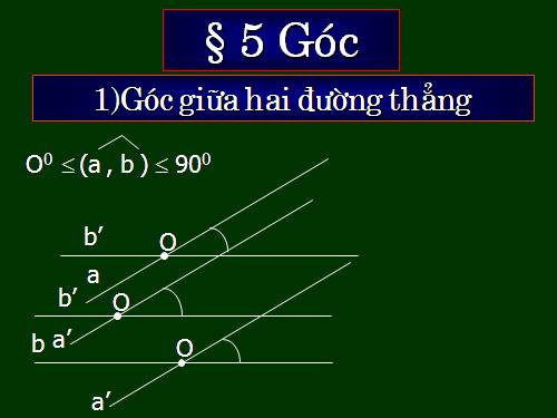 Goc giua 2 dt