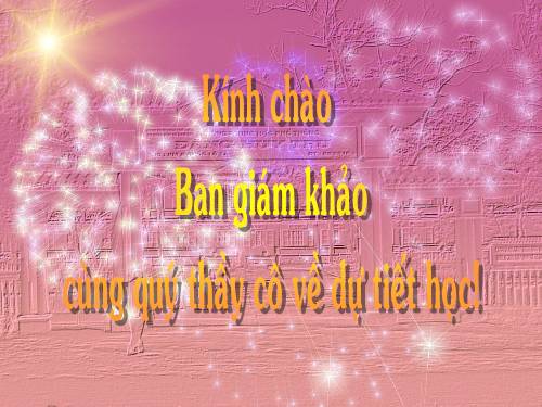 Bài thi giảng Cấp tỉnh