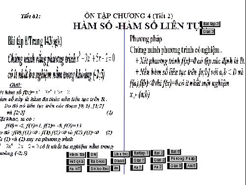 ôn tập chương 4-ĐS&GT 11(iết 2)